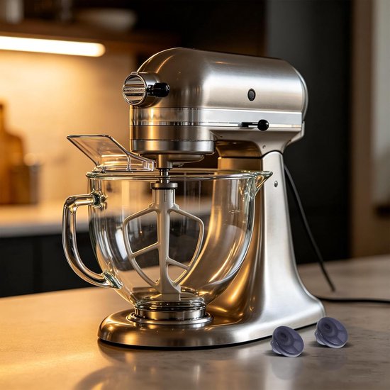 Mixervoetjes Set - Reserveonderdelen Mixer - Keukenapparatuur Stabiliseren - Geluidsreducerend Ontwerp - 5 Stuks - Donkerblauw — afbeelding 2