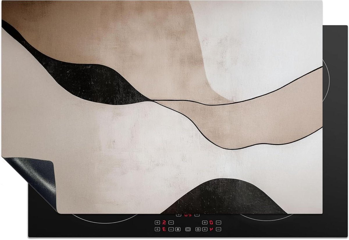 Inductie Beschermer - Kookplaat Mat - Extra Werkruimte - Unieke Foto Print - 78x52 cm - Abstract Landschap