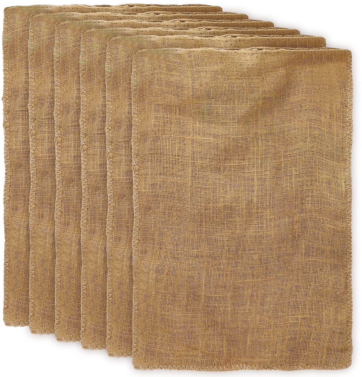 Dailygoods- Jute Zak Grote 50 x 80 cm - Aardappelopbergzak - Groentezak - Voor Uien en Aardappelen - Schimmelbestendig - Houdt 25 kg - Opbergzak