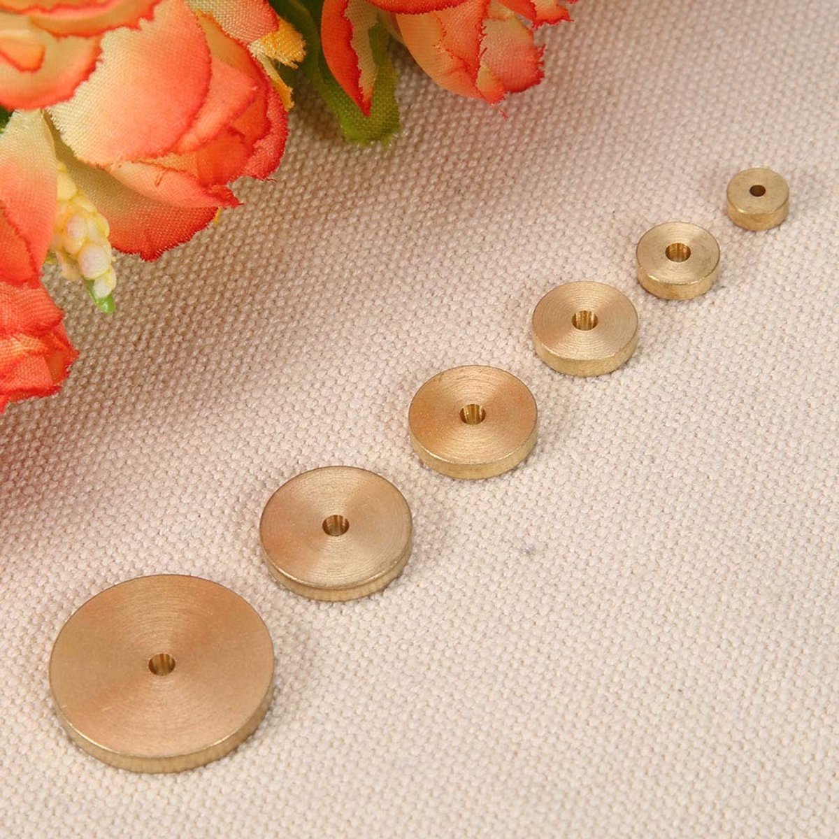 Dailygoods- Gereedschapsset 6-delig - Leerbewerking Gereedschap - Breed/Smal Gat - Nauwkeurige Positionering - Messing - Gloednieuw