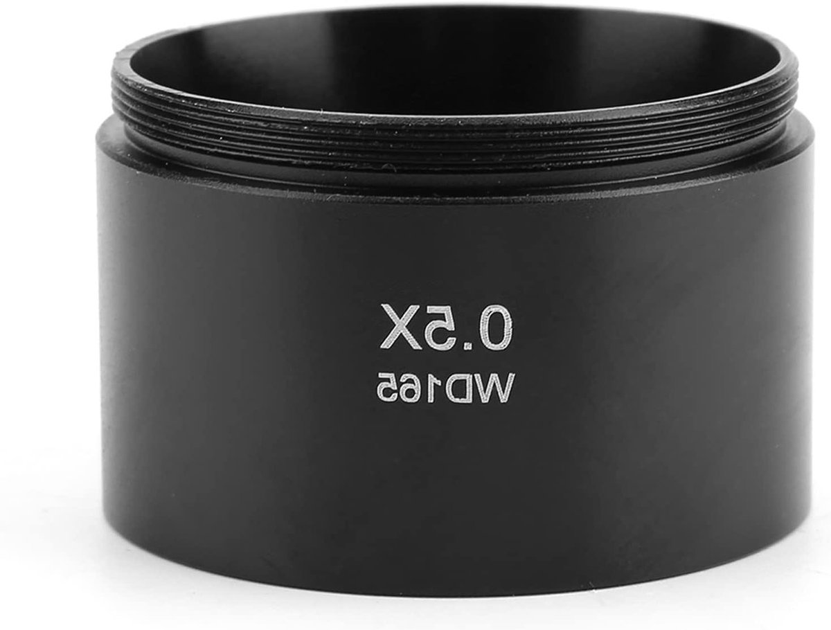 Microscoop Doellens - Hulpobjectief Lens - Industriële Inspectie - 165mm Werkafstand - 0.5X Vergroting - Metaal