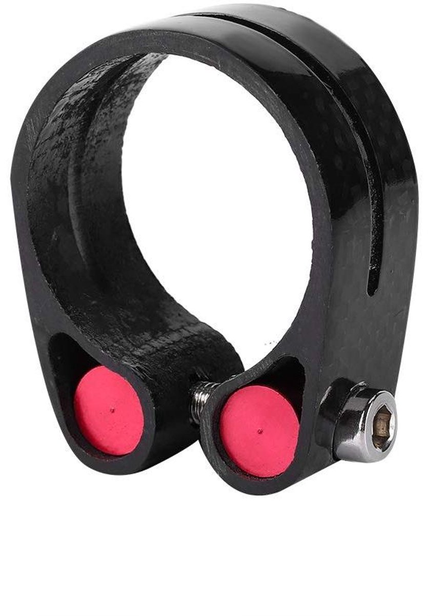 Fiets Zadelpen Klem - Zadelpen Lock - Fietsen Onderdelen - Lichtgewicht Hol Ontwerp - 35mm Diameter - Zwart
