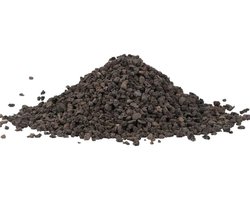 vidaXL Basaltgrind 25 kg 5-8 mm zwart, zwart basaltgrind, grind in aquarium, aquarium ondergrond, zwart basalt, aquariumstenen