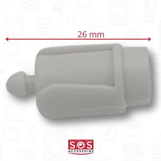 Hakmolen Accessoire - Keukenmachine Onderdeel - Maaltijden Bereiden - Speciaal voor Keukenmachines - MS-069452H3 - Zwart — afbeelding 3