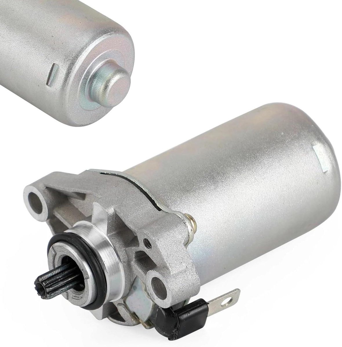Startmotor Motorfiets - Motoronderdeel - Motor Starten - Stabiele Betrouwbare Prestaties - 12V 0.8kW - Zwart