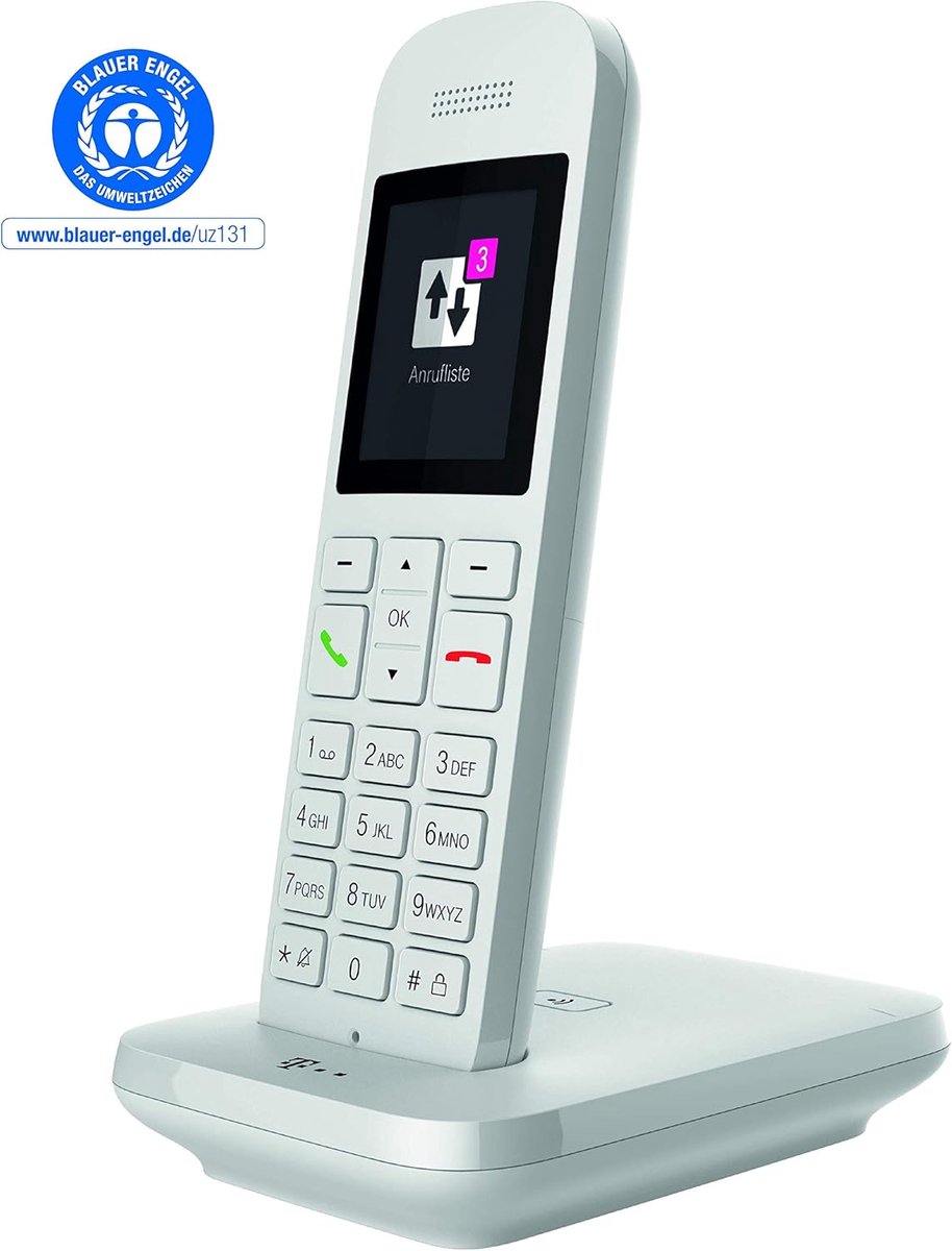 Draadloze Telefoon - DECT telefoon Huistelefoon - Bellen en Communiceren - Babyradio Kamerbewaking - 100 inzendingen telefoonboek - Wit