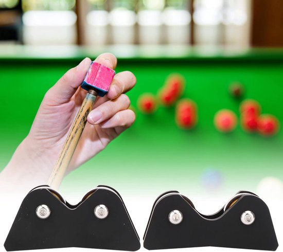Biljartkeu Rechtheidsdetector - Keu Checker Pool - Keu Onderhoud - Nauwkeurige Controle - 2 stuks - Zwart — afbeelding 5