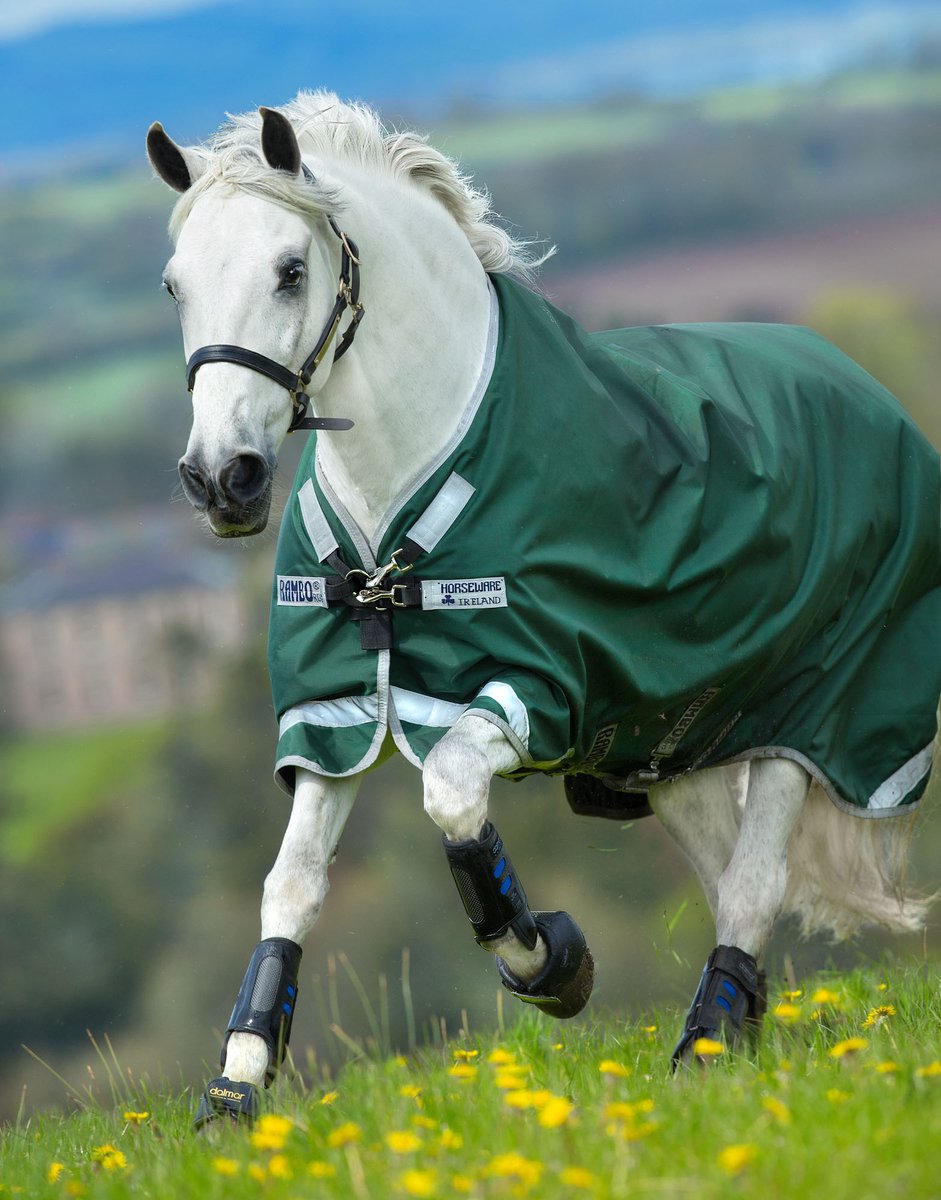 Rambo Original Turnout Lite 0g met beenuitsparingen - Green Silver - 125/175