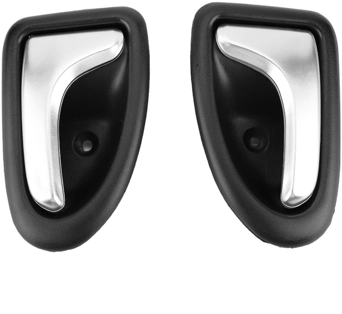 Dailygoods- Deurgreep Cover Trim - Auto-interieur Accessoire - Geschikt voor CLIO/MEGANE/SCENIC/TRAFIC - Gemaakt van ABS - Duurzaam en Schokbestendig - 1 Paar - Deurgreepcover