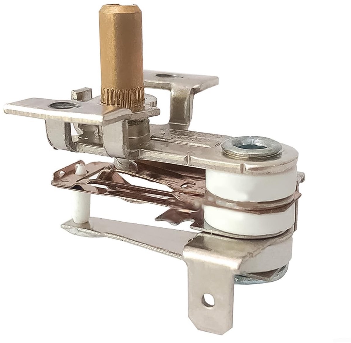 Dailygoods- Temperatuurschakelaar 16A 250V - Verstelbare Thermostaatschakelaar - D-vormige Knop - Voor Huishoudelijke Apparaten - Voor Elektrische Oven - Thermostaat