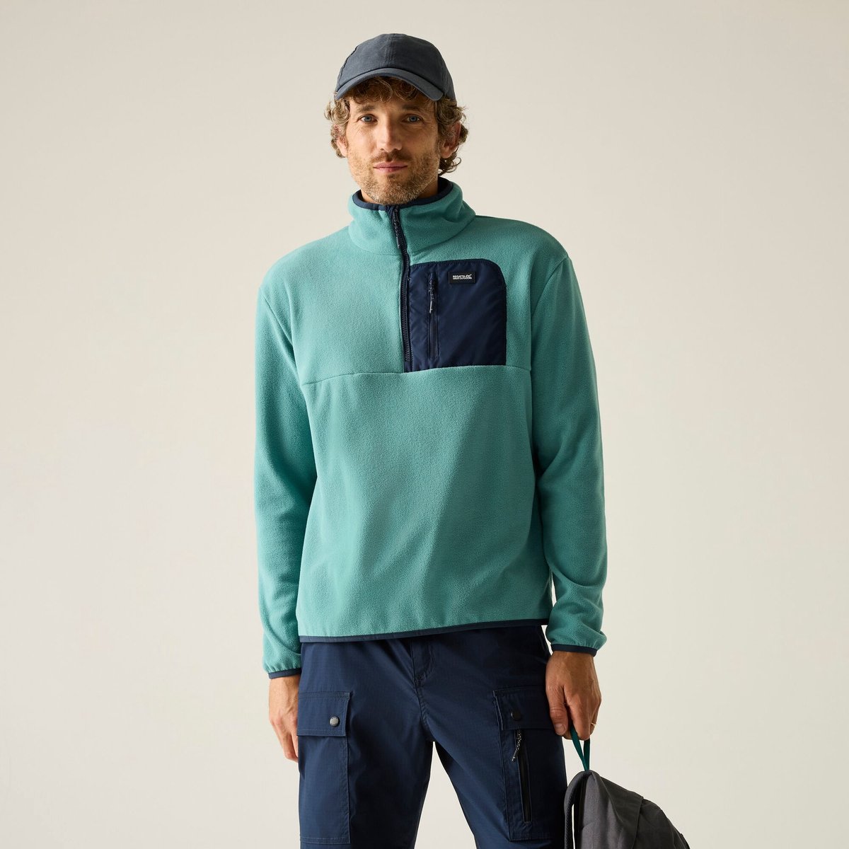 Heren Frankie Half Zip Fleece