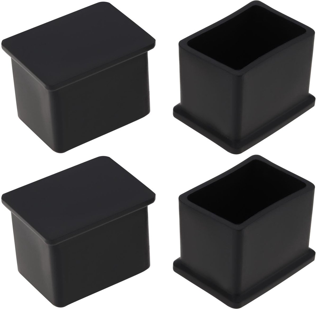 Dailygoods- Rubberen Gatpluggen 20 mm x 30 mm - Eind Caps - Vervangende Covers - Dakdragers - Glijbescherming - Eenvoudige Installatie - Eindkappen