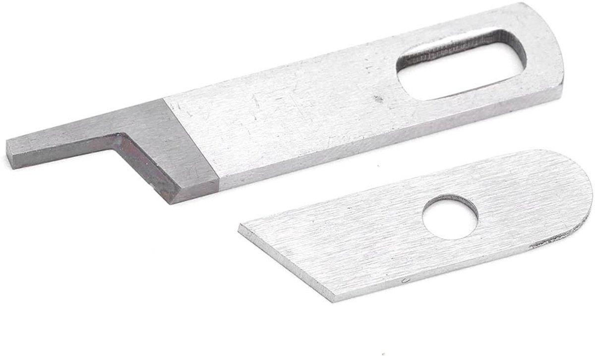 Dailygoods- Overlock Mes Hoogwaardig Staal - Vervangingsmes - Serger Blades - Duurzaam - Corrosieweerstand - Eenvoudig te Installeren
