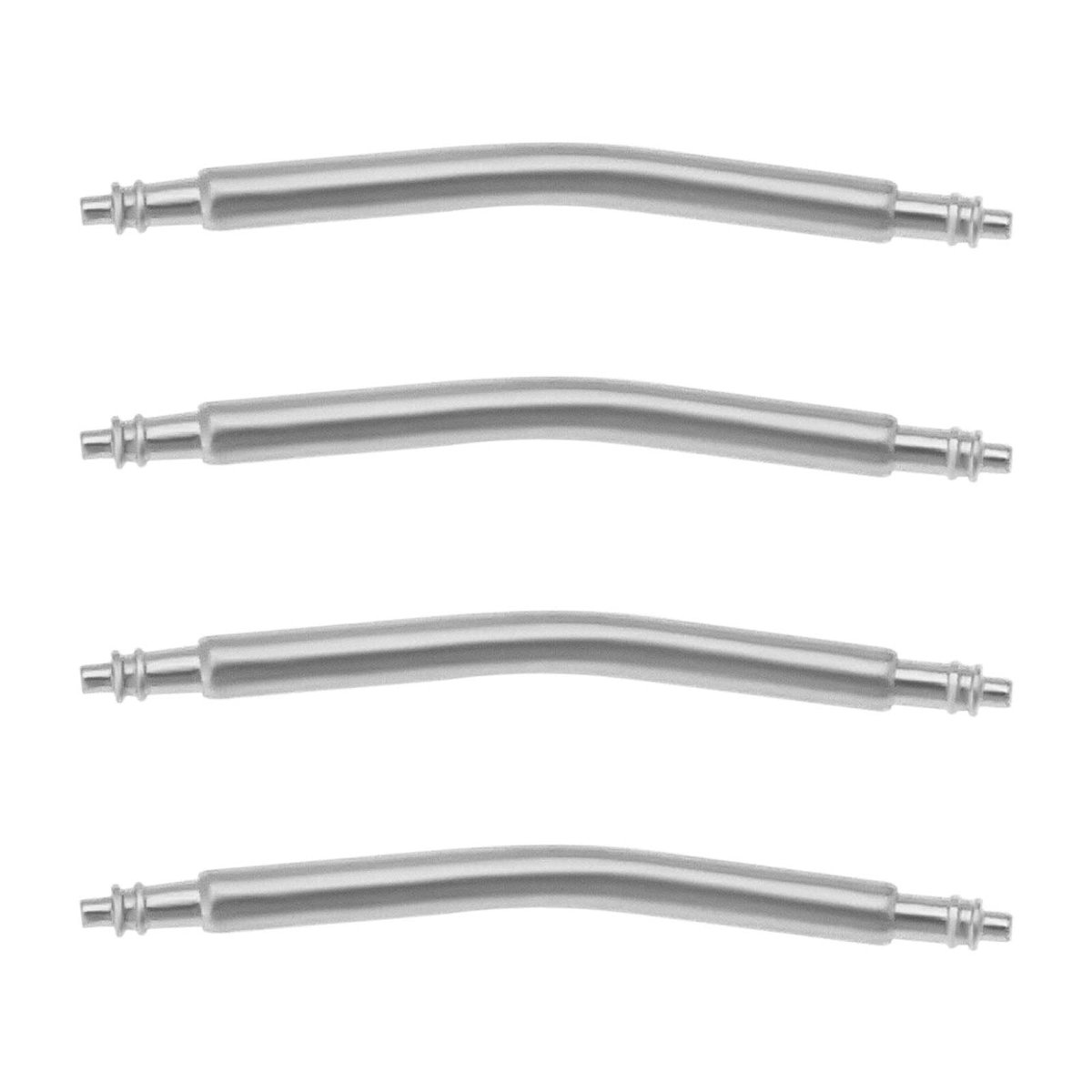 Dailygoods- Horloge Bandjes - Gebogen Veerpennen - Stalen Materiaal - 1,8 mm Diameter - Voor Reparatie - Duurzaam en Corrosiebestendig