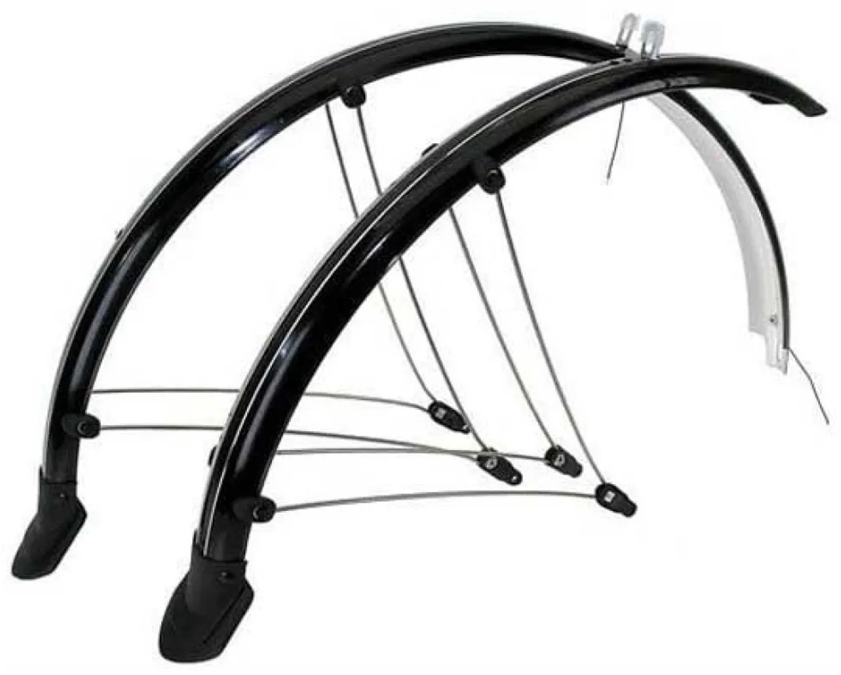 Spatbordset 26 Pvc Zwart 60Mm