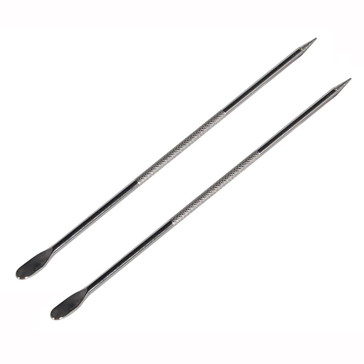 Dailygoods- Latte Art Pen - 2-delige Set - Roestvrij Staal - Duurzaam - Barista Gereedschap - Geschikt voor Cappuccino en Espresso - Koffiepen