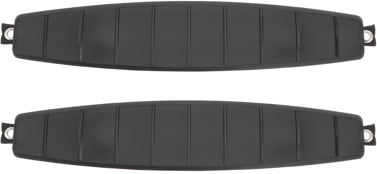 Dailygoods- Hoofdtelefoon Kussen 2x - Hoofdband Pad - Compatibel met AKG K52/K72/K92/K77 - Zwart - Synthetisch Leer - Verhoogt Draagcomfort