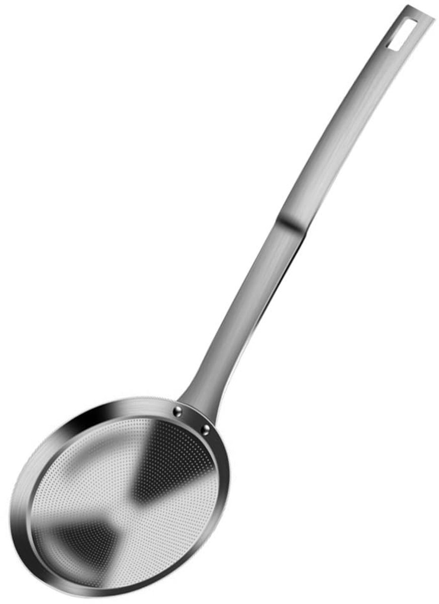 Dailygoods- Zeef Fijne Mesh - RVS Vergiet - Handvat - Filteren - Blancheren - Eenvoudig te reinigen - Zeeflepel