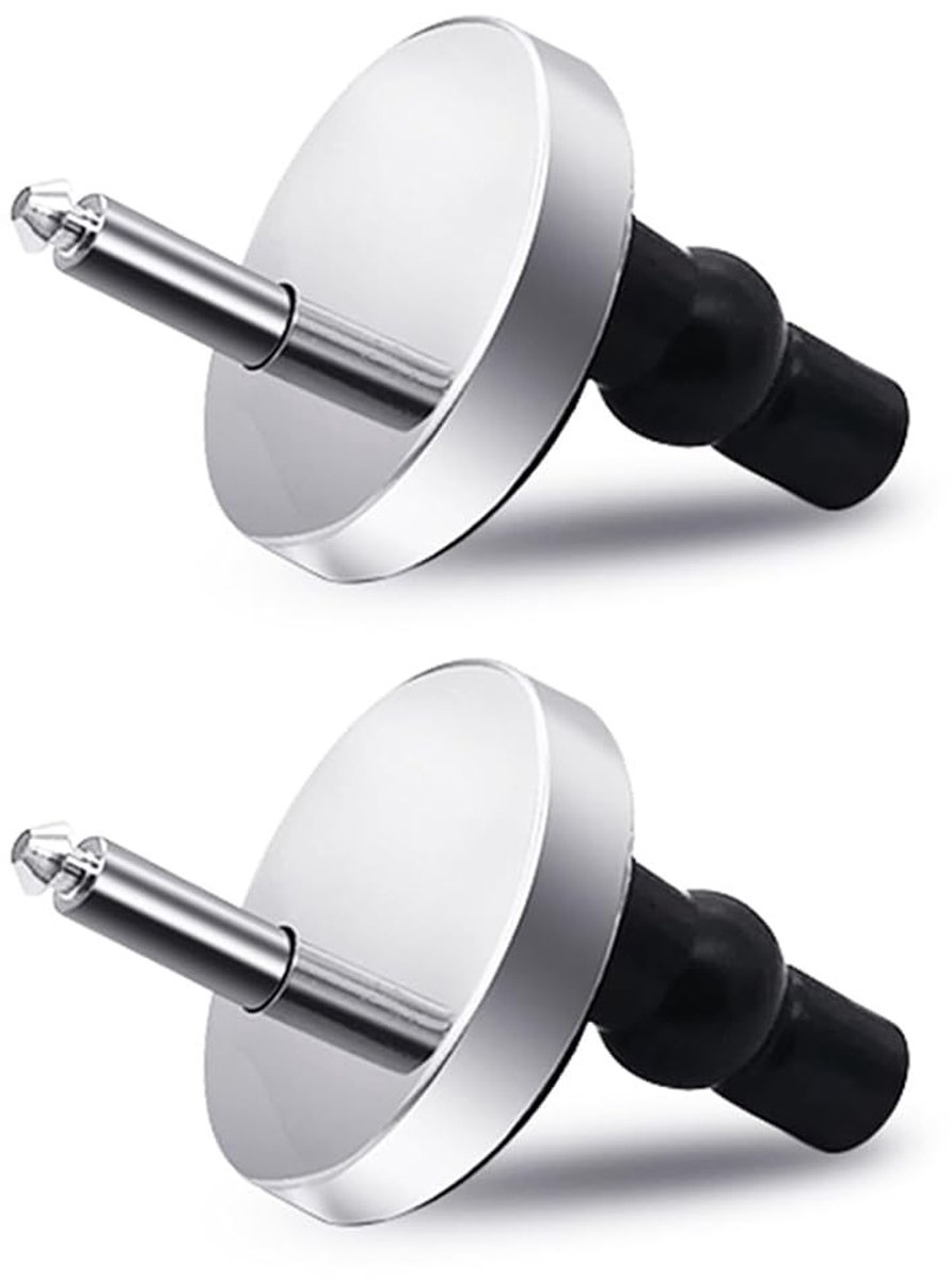 Dailygoods- WC Brilbevestigingen 2 Stuks - Universele WC Brilschroeven - Scharnier-Snelbevestiging - Toiletbril Vervangingsset - Stevige Pasvorm - Toiletbril Bumper