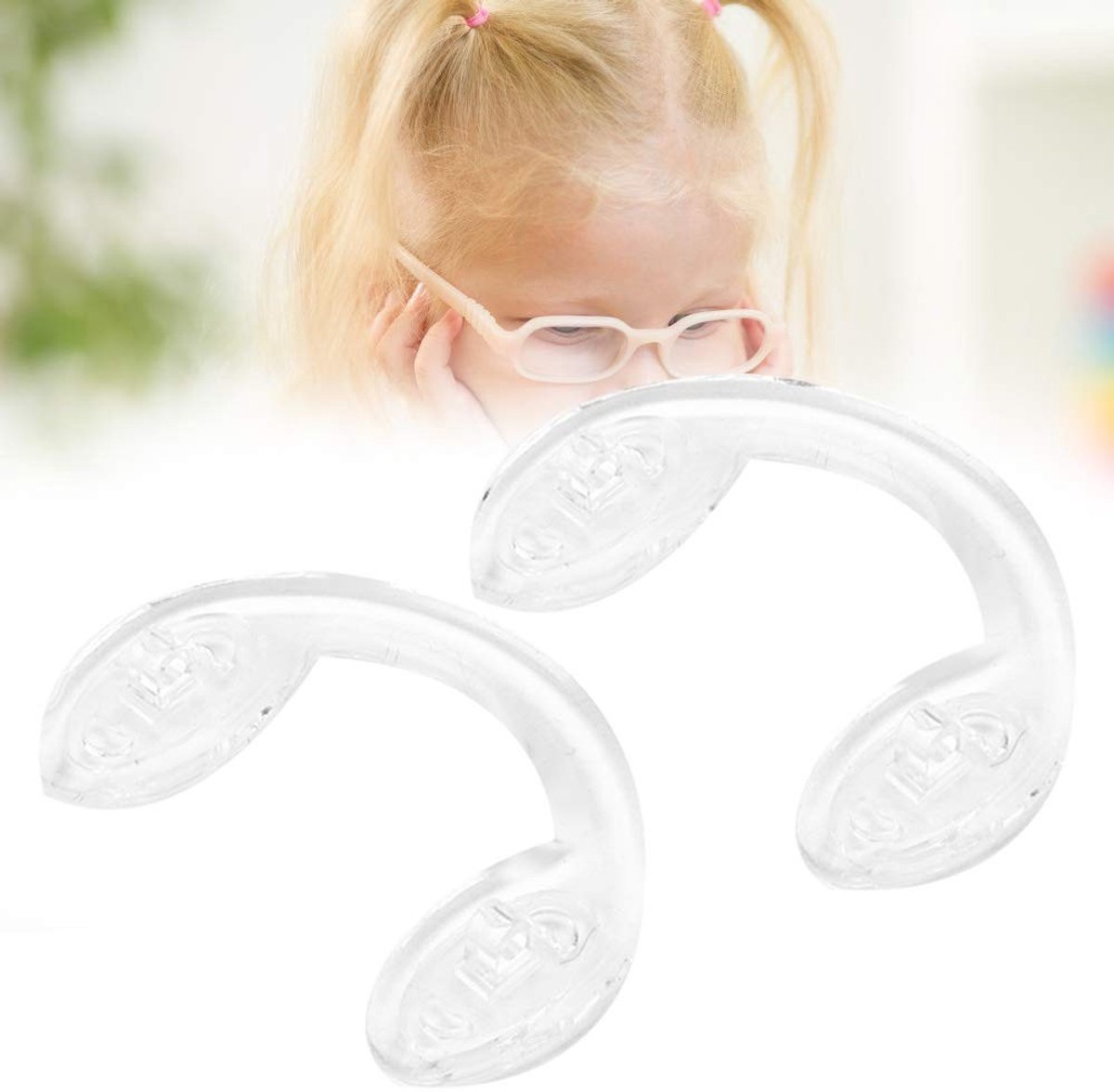 Dailygoods- Neuspads Bril Zelfklevend - 20 Pairs - Zachte Siliconen - Antislip - Eenvoudig te Installeren - Verbeterde Hechting - Brillenaccessoires