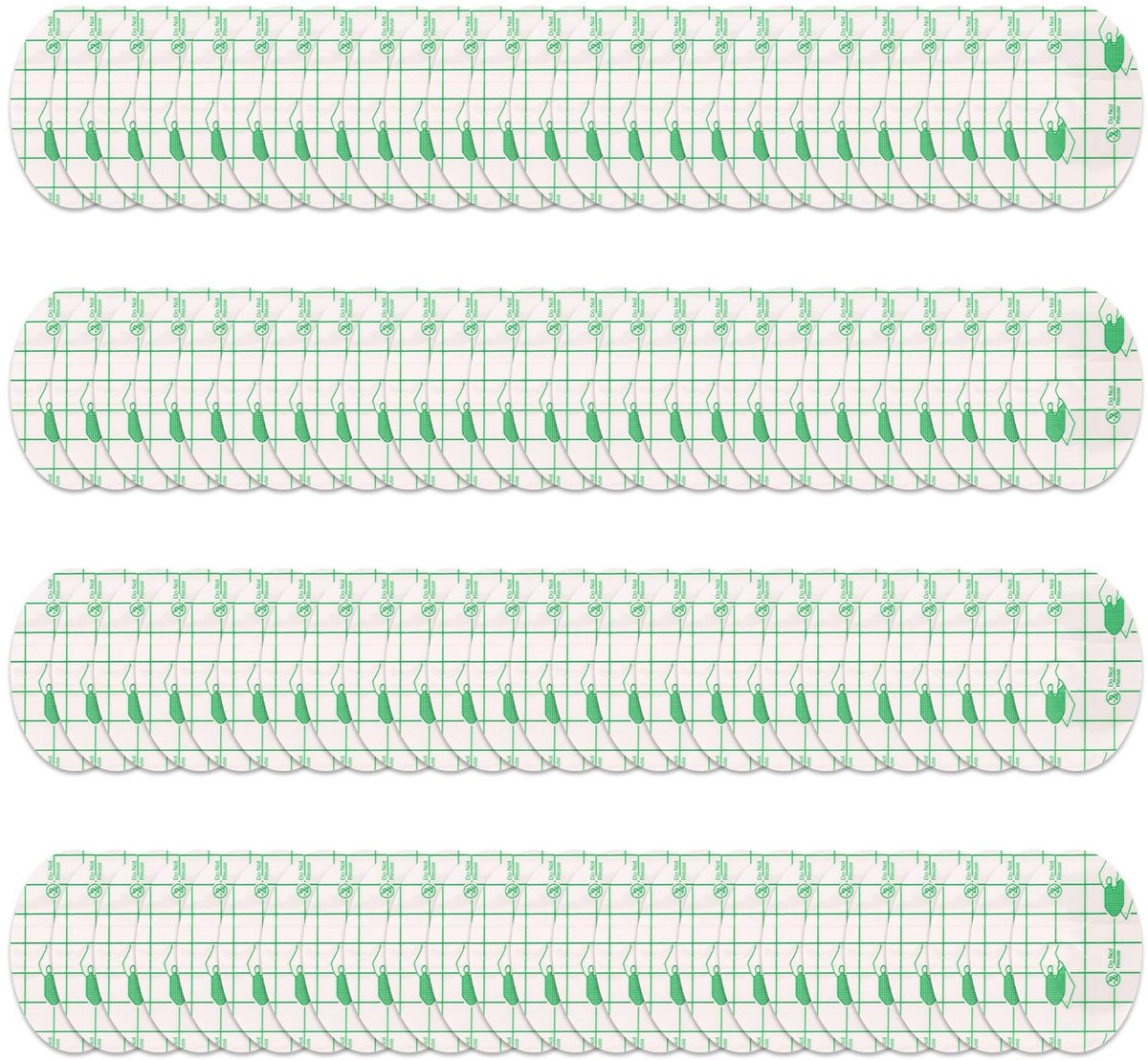 Dailygoods- Hielstickers 100 Stuks - Onzichtbare Hielkussentjes - Zelfklevend - Waterdicht - Transparant - Voorkomt Hielwrijving