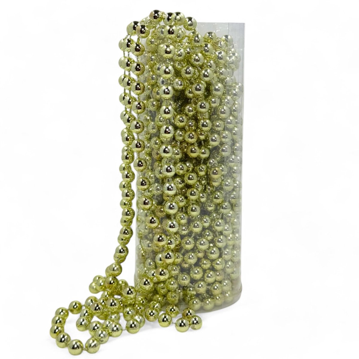 Dailygoods- Parelslinger 10 meter - Decoratieve Parels - Stijlvolle Tafeldecoratie - Kerstmis/Advent - 8mm Parels - Elegant Sieraad - Kralenketting