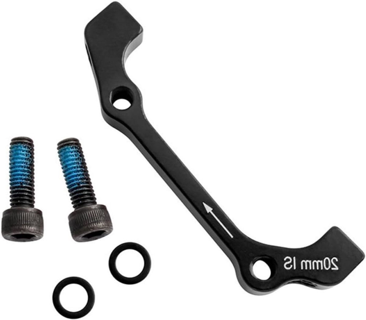 Remmontage Beugel - Schijfrem Adapter - Fietsen Verbeteren - CNC Gefreesd - Voor 180mm Achter 160mm - Zwart