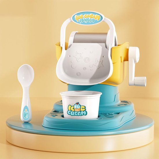 IJsmachine - Softijsmachine Yoghurtmaker - Desserts Maken - Kindvriendelijk Ontwerp - 17.5 x 22.1 x 19.2 cm - Geel — afbeelding 5