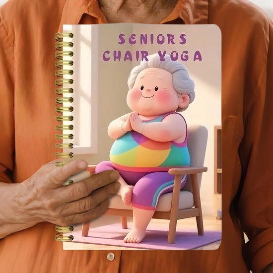 Stoel Yoga Boek - Oefenschema Fitness - Gewichtsverlies Krachttraining - 30 Dagen Programma - 21 x 15 cm - Enkele Attribuut — afbeelding 3