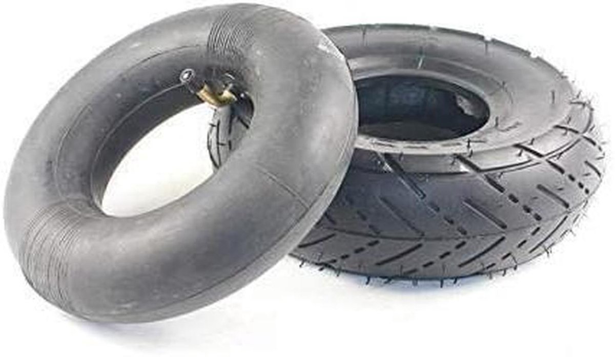 Banden Binnenband - Scooter Band - Veilig Rijden - Knobby Profiel - 3.00-4 - Zwart