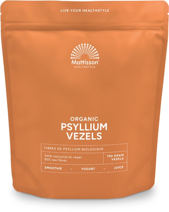 Mattisson - Biologische Psyllium Vezels – 750 gram