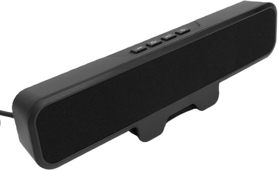 Computer Luidspreker - Soundbar Monitor - Audio Verbeteren - Clip-on Ontwerp - 10W Vermogen - Zwart — afbeelding 2