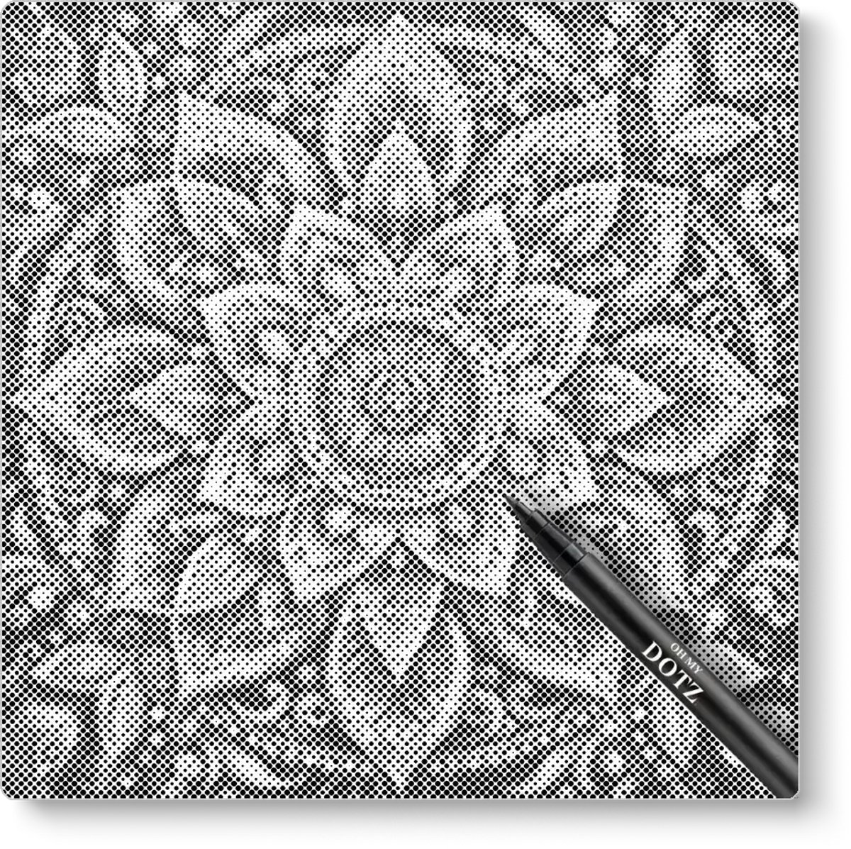 Mandala 4 | Dot painting | 50x50cm Meest gekozen | Dot painting | Oh My Dotz | Dots stippen | Diamond painting & Schilderen op nummer alternatief | Happy hobby