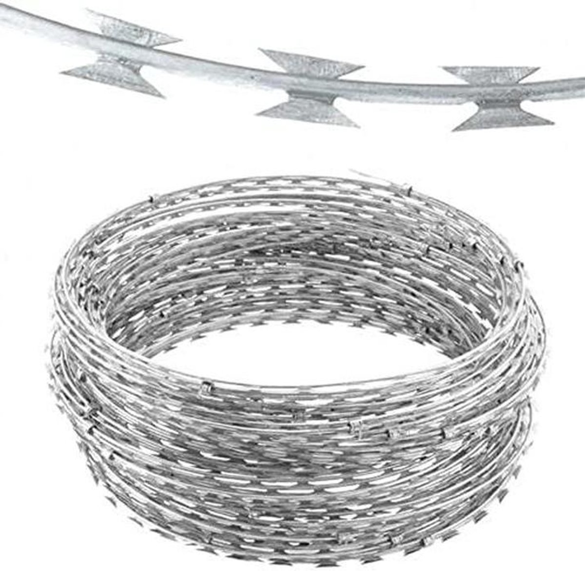 Draadschermen - Omheining Hekwerk - Beveiliging Tuin - Anti-Cling Ontwerp - 20m lengte - Zilver