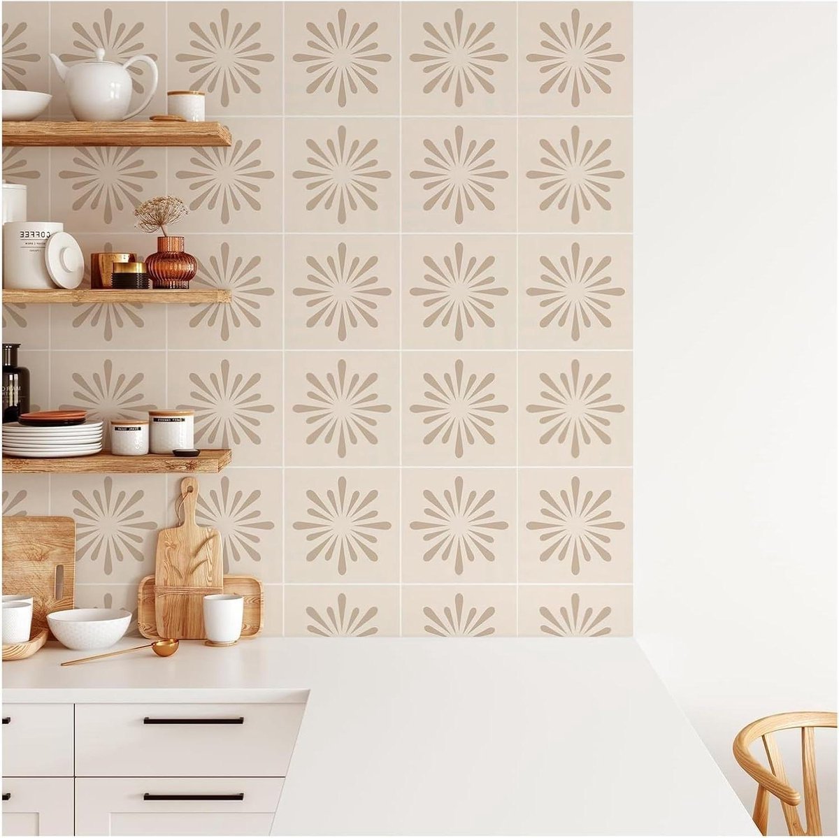 Tegelstickers Keuken - Wandtegels Zelfklevend - Huisdecoratie - Water- en Oliebestendig - 