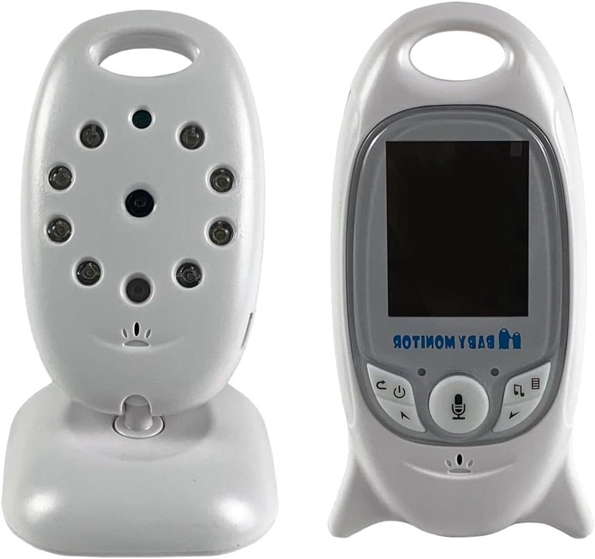 Babymonitor met Camera - Babyfoon Video - Baby in de gaten houden - Audio en Video - 2 inch display