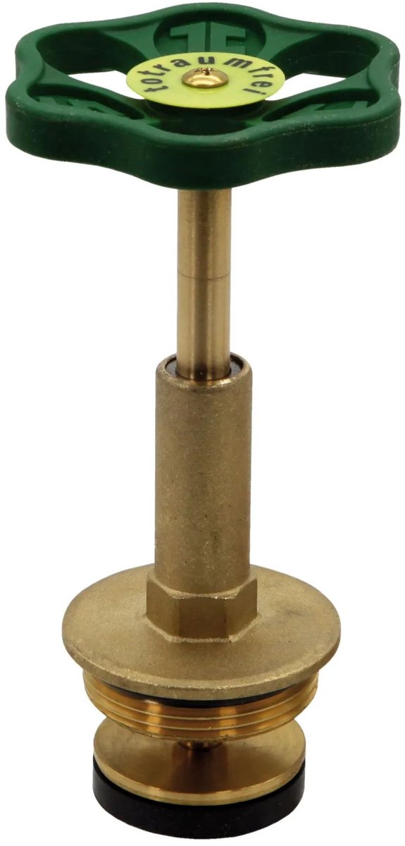 Schlösser Armaturen JS Vetkamerbovenstuk voor schuine zitting ventiel, met stijgende spindel, DN40, 1 1/2'', van messing, met EPDM afdichting, 0018144000001