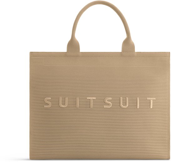 SUITSUIT Sac de voyage - Sac de week-end femme - Sac de voyage bagage à main 34x43x15 cm - Sac de sport femme - Sac de voyage à main Fusion Iced Coffee - Marron
