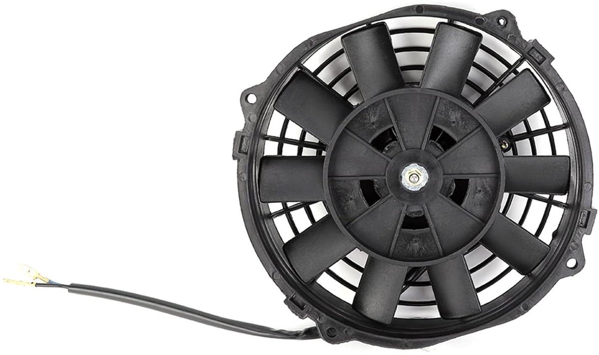 Radiatorventilator - Koelventilator - Motorkoeling Verbeteren - Lichtgewicht ABS Materiaal - 75 Inch - Zwart