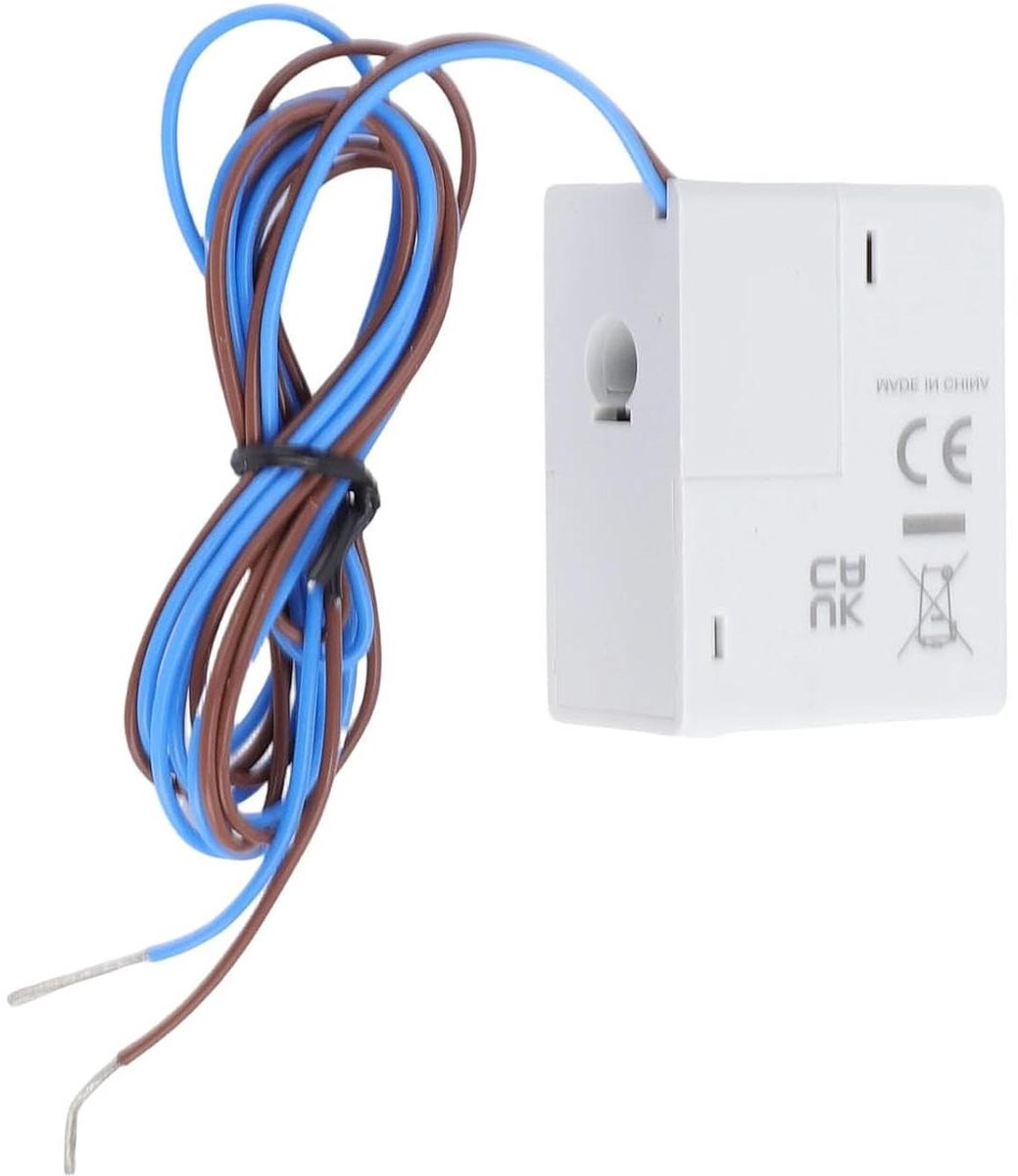 Slimme Energiemeter - Stroomverbruik Tracker - Realtime Verbruik Meten - Veilige Installatie - Tot 50A - Wit