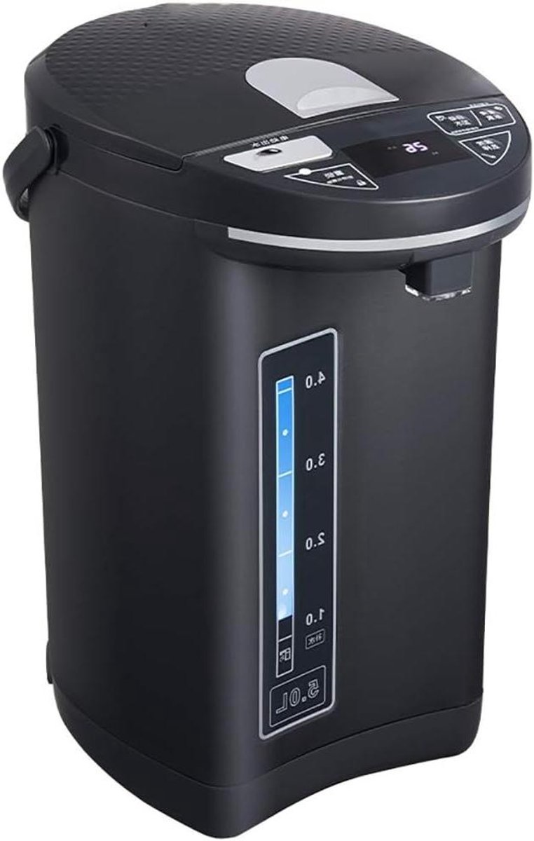 Warmwaterdispenser - Heetwater apparaat - Direct warm water - Instelbare temperatuur - 5 Liter capaciteit - Zwart