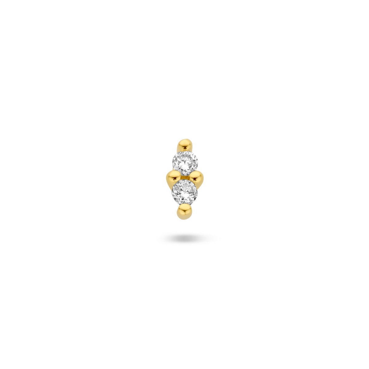 oorknop diamant 0.02ct h p1 per stuk