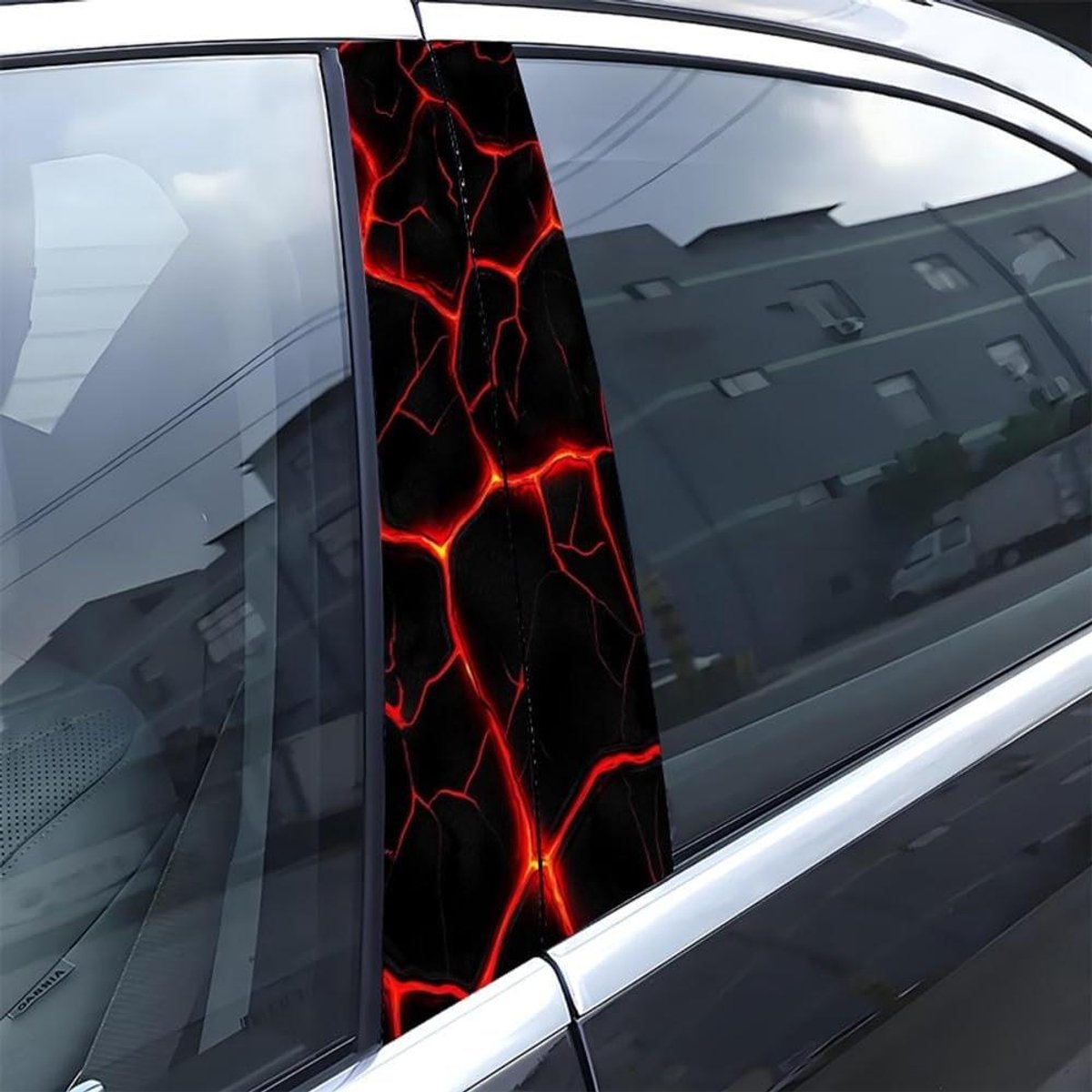 Auto B-stijl stickers - Deurstijl decoratie - Voertuig personaliseren - Opvallend 3D-effec