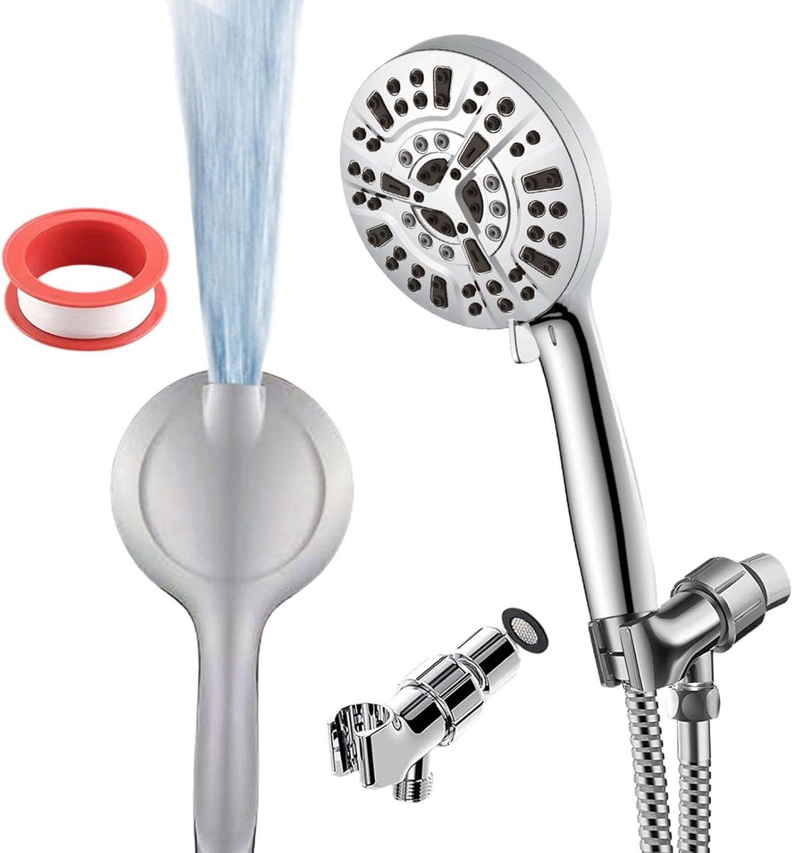 Douchekop Met Slang - Handdouche Set - Verfrissend Douchen - 10 Spraystanden - Lange Flexi