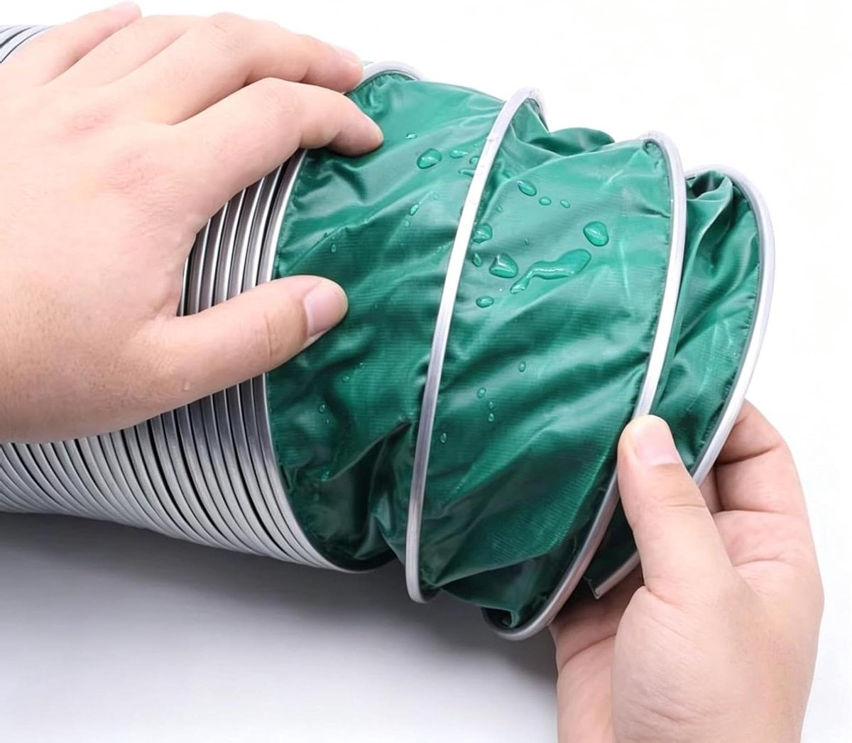 Uitschuifbare Afvoerslang - Droger Slang - Efficiënte Ventilatie - Flexibel En Waterdicht - 6 tot 98 m - Grijs