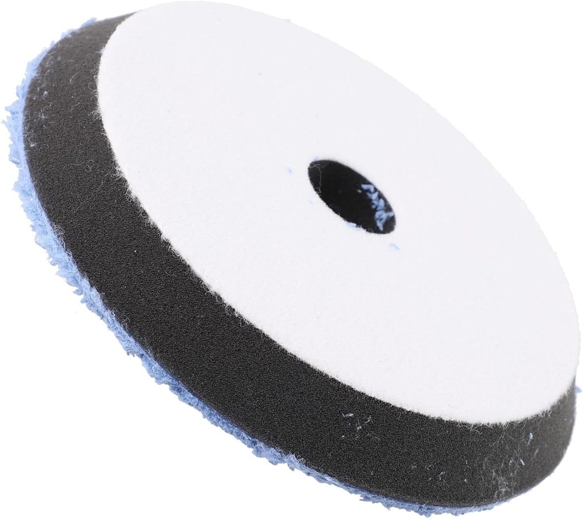 Microfiber Poetskussen - Polijstschijf - Auto Detaillering - Verbeterde Veiligheid - 6 Inch - Blauw