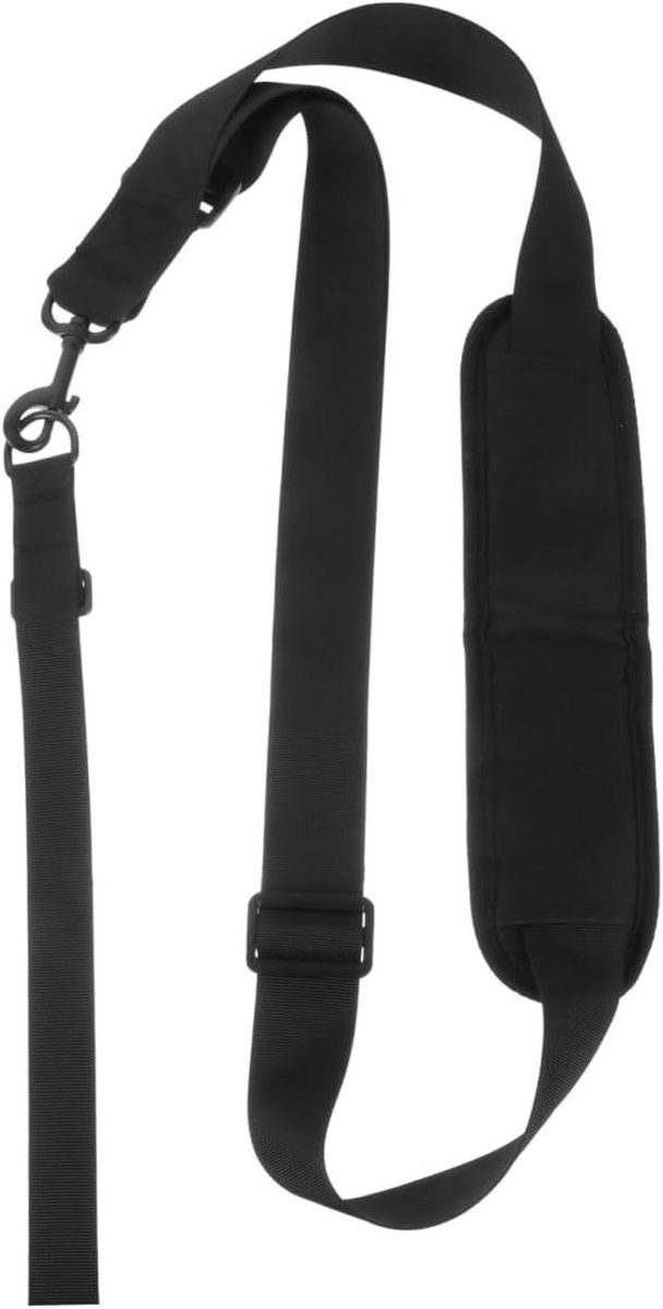 Draagband Grasmaaier - Harnas Riem - Tuinonderhoud Gemak - Verstelbare Schouderband - 72 cm Lengte - Zwart