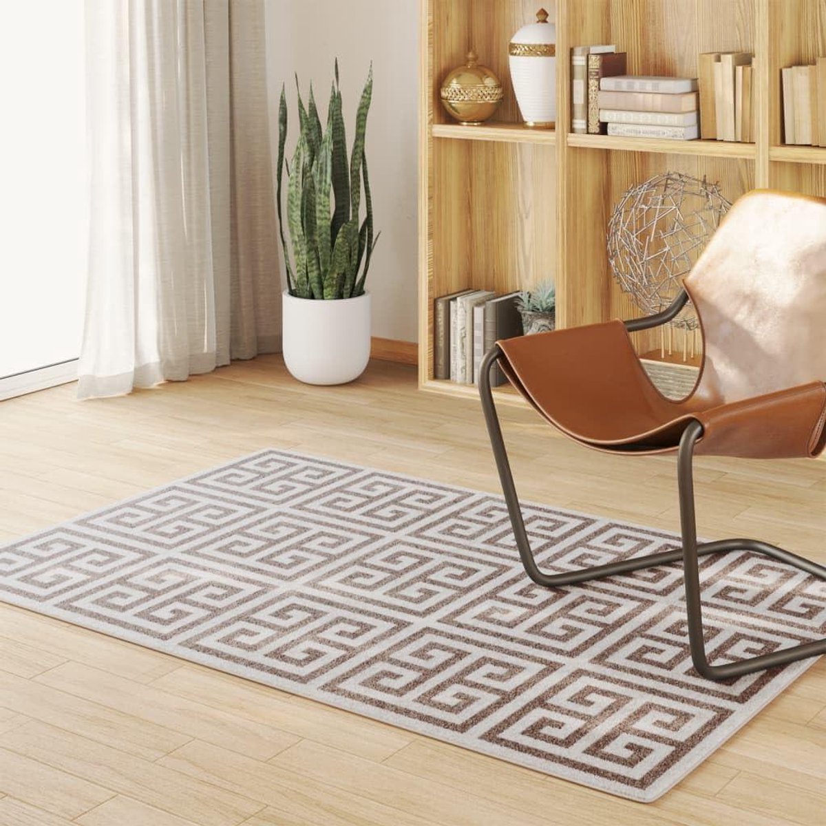 Antislip Buitentapijt - Vloerkleed Binnen - Terras Balkon - Machinewasbaar Opvouwbaar - 120 x 180 cm - Meerkleurig