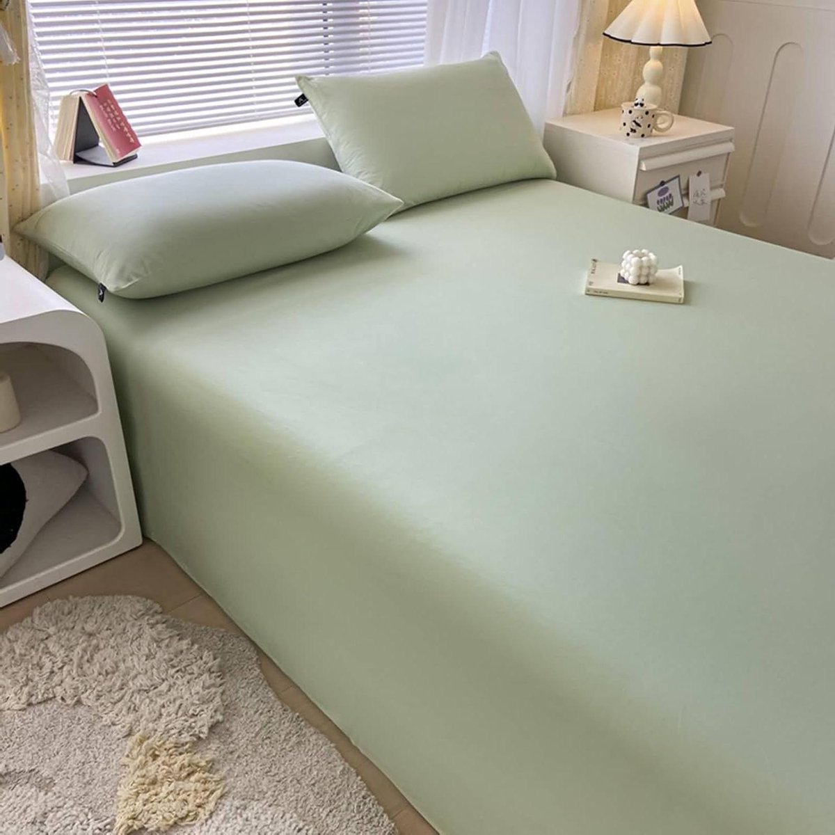 Onderlaken Katoen - Plat Laken - Comfortabele Nachtrust - Zijdezacht Ademend - 180 x 230 c