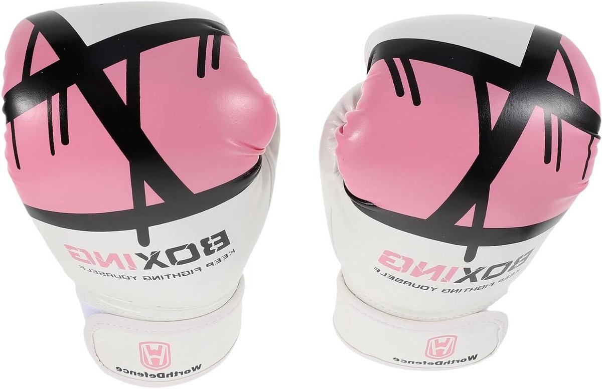 Bokshandschoenen - Sparringhandschoenen Kickbokshandschoenen - Vechtsport Training - Verstelbare Klittenbandsluiting - 30x14x12cm - Multi